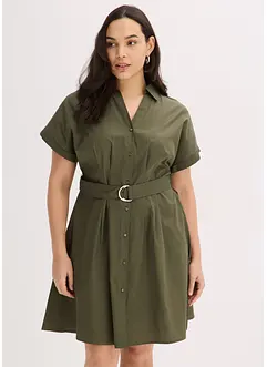 Robe-chemise avec ceinture, bonprix