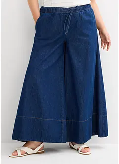Jean large, taille mi-haute et élastiquée, bonprix