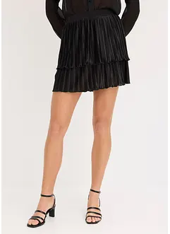 Mini-jupe plissée, bonprix
