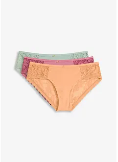 Lot de 3 shorties en modal doux, bonprix