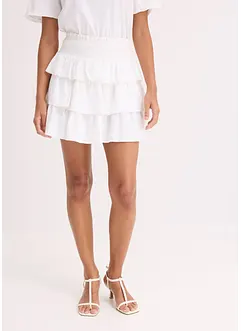 Mini-jupe 100% coton, bonprix