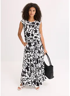 Jupe longue et fluide en viscose, bonprix