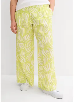 Pantalon palazzo à taille élastiquée, bonprix