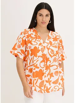 Tunique-blouse imprimée en viscose fluide, bonprix