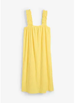 Robe en jersey crêpe gaufré, bonprix
