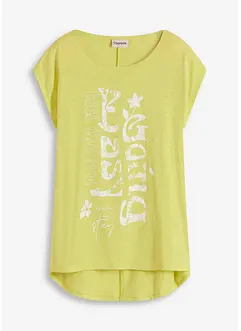 T-shirt long 100% coton, bonprix