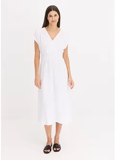 Robe en jersey crêpe aérien, bonprix