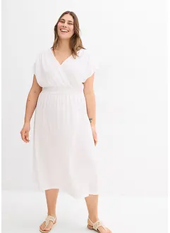 Robe en jersey crêpe aérien, bonprix
