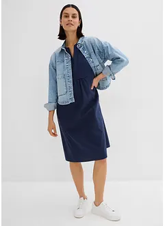 Robe-tunique à poches en lin et coton, bonprix