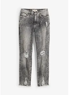 Jean Mom avec effets destroy, bonprix
