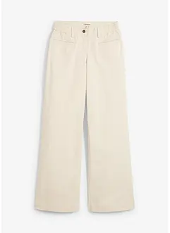 Jean large taille mi-haute élastiquée, bonprix