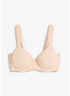 Soutien-gorge à coques et bonnets brodés, bonprix