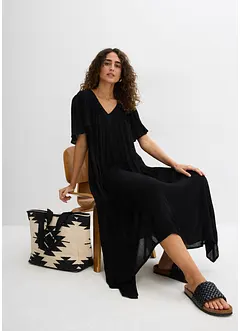 Robe caftan en crêpe, bonprix