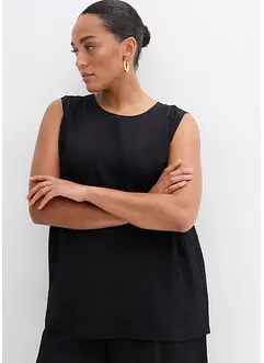 Top en viscose effet froissé, bonprix