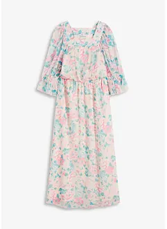Robe longue en crêpe, bonprix