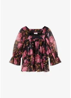 Blouse à base effet boule, bonprix
