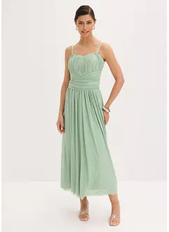 Robe longue en mesh, avec plusieurs façons de la porter, bonprix