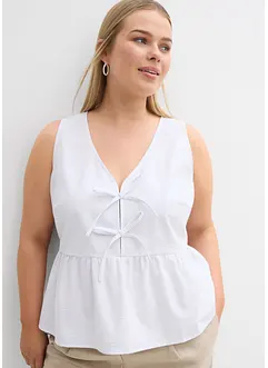 Blouse sans manches rayée, bonprix