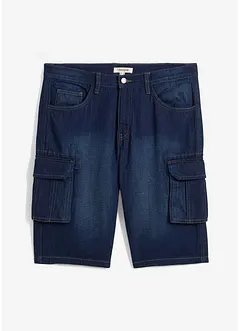 Bermuda cargo en jean, coupe loose, bonprix