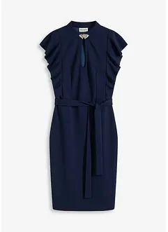 Robe fourreau avec une joli fermeture sur le décolleté, bonprix