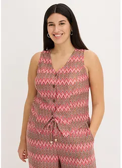 Gilet sans manches aspect crochet, bonprix