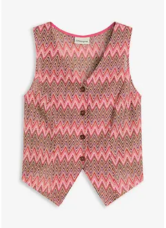 Gilet sans manches aspect crochet, bonprix