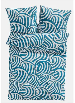 Parure de lit motif vagues, bonprix