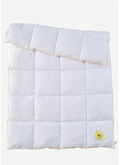 Couette microfibre effet duvet avec fleur brodée, medium, bonprix