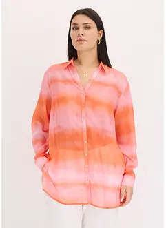 Chemisier ample et long à imprimé batik, bonprix