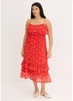 Robe en jersey et mesh, bonprix