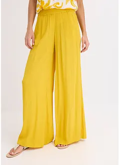 Pantalon taille élastiquée en viscose fluide, bonprix