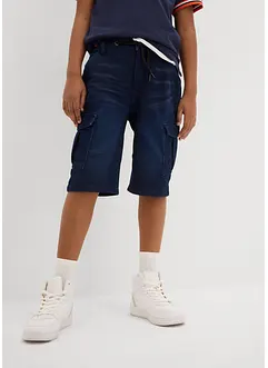 Bermuda jean en molleton, Regular, bonprix