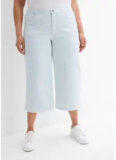 Pantalon en twill à taille élastiquée, bonprix