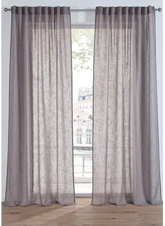 Rideau aspect lin normal et extra large (1 pce), bonprix