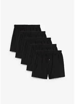 Lot de 5 boxers coton, bonprix