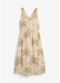 Robe midi en ramie, bonprix
