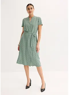 Robe-chemise à pois, bonprix