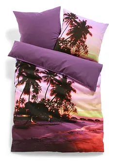 Parure de lit réversible motif plage, bonprix