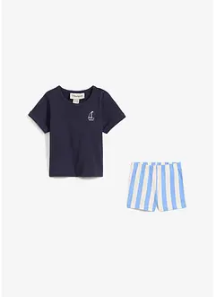 T-shirt et short bébé 100% coton (ens. 2 pces), bonprix