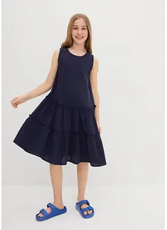 Robe midi en gaze de coton légère, bonprix