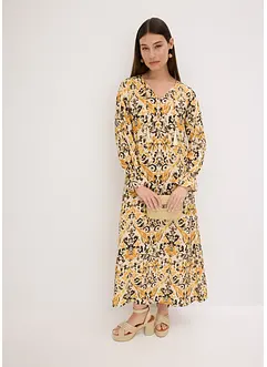 Robe caftan imprimée en viscose fluide, bonprix