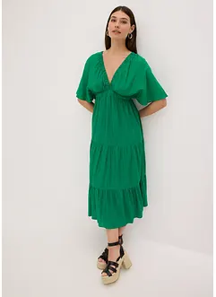 Robe midi en viscose fluide, bonprix