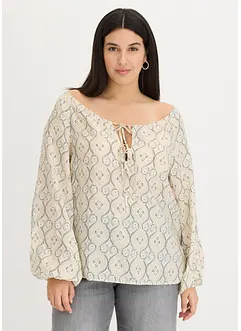 Blouse imprimée en viscose mélangée, bonprix