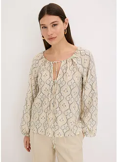 Blouse imprimée en viscose mélangée, bonprix
