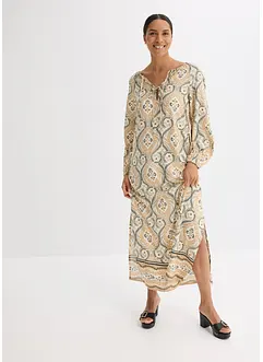 Robe caftan imprimée en viscose fluide, bonprix