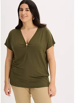 T-shirt avec anneau décoratif, bonprix