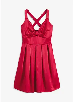 Robe courte en satin brillant, bonprix