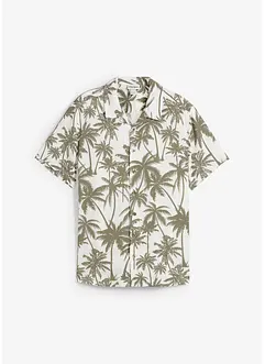 Chemise manches courtes Slim en viscose, bonprix