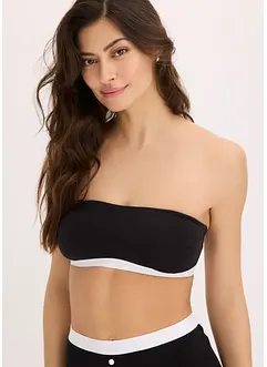 Lot de 2 soutiens-gorge bandeau coton, bonprix