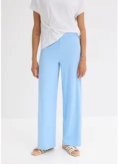 Pantalon palazzo à taille élastiquée, bonprix